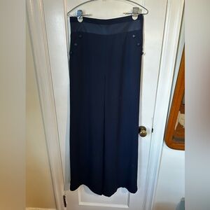 Bloomingdale's Dark Blue Wide Leg Pants